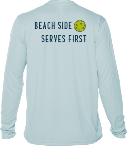 Southernmost Pickleball Beach Side serves first long sleeve tee.