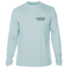 A Grateful Angler Keys Tarpon UV Shirt with the words 'charter anchors'.