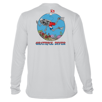 Grateful Diver Skeleton Diver Short Sleeve UV Shirt.