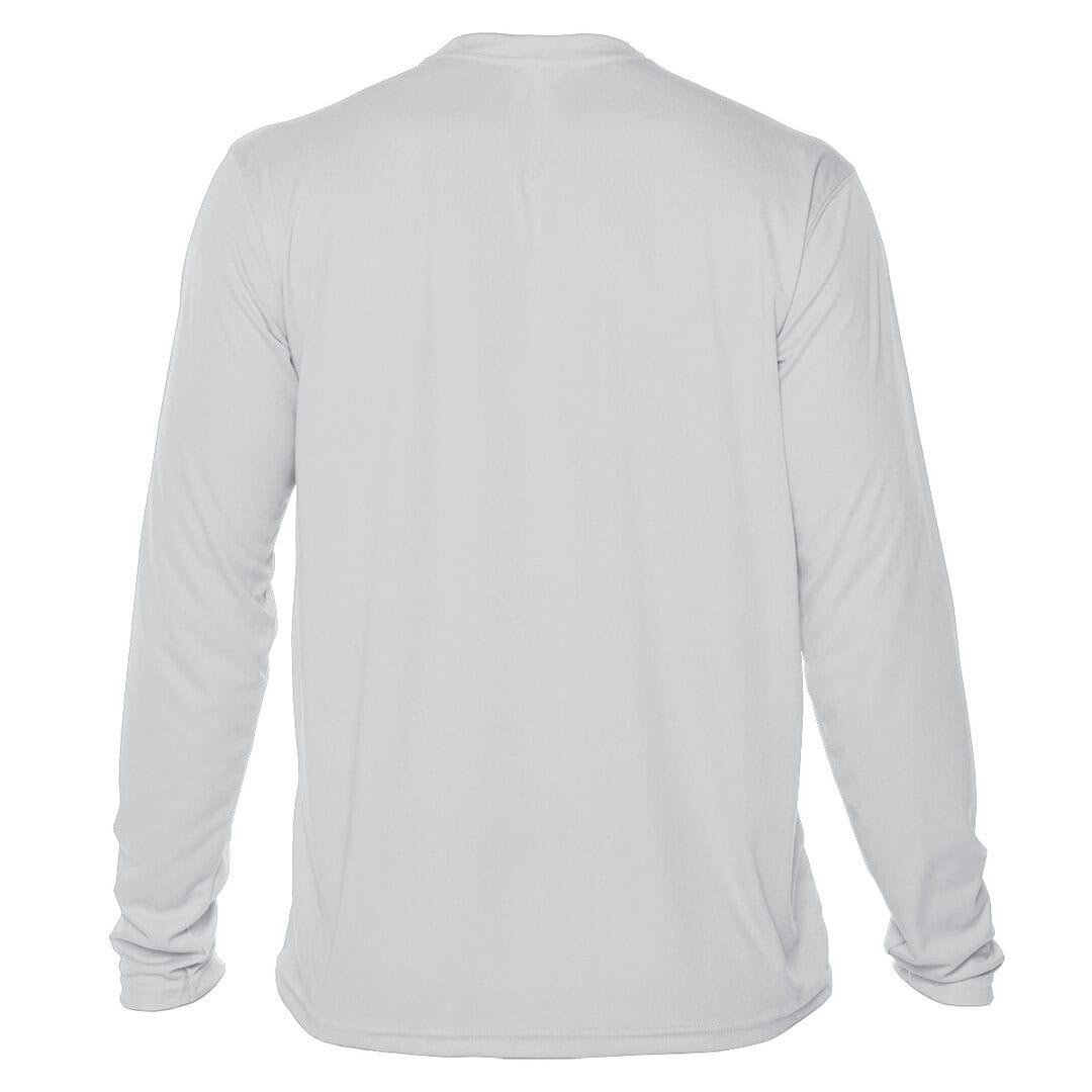 Retro logo UPF 50+ long sleeve sun shirt for sun protection. Perfect for beach days and outdoor acti.