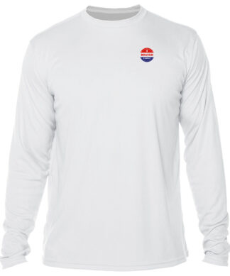 UPF 50+ sun protection long sleeve shirt with "I Boated Early" design, perfect for sun safety on the.
