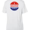 White Key West sun shirt with "I Boated Early" design, UPF 50+ protection.
