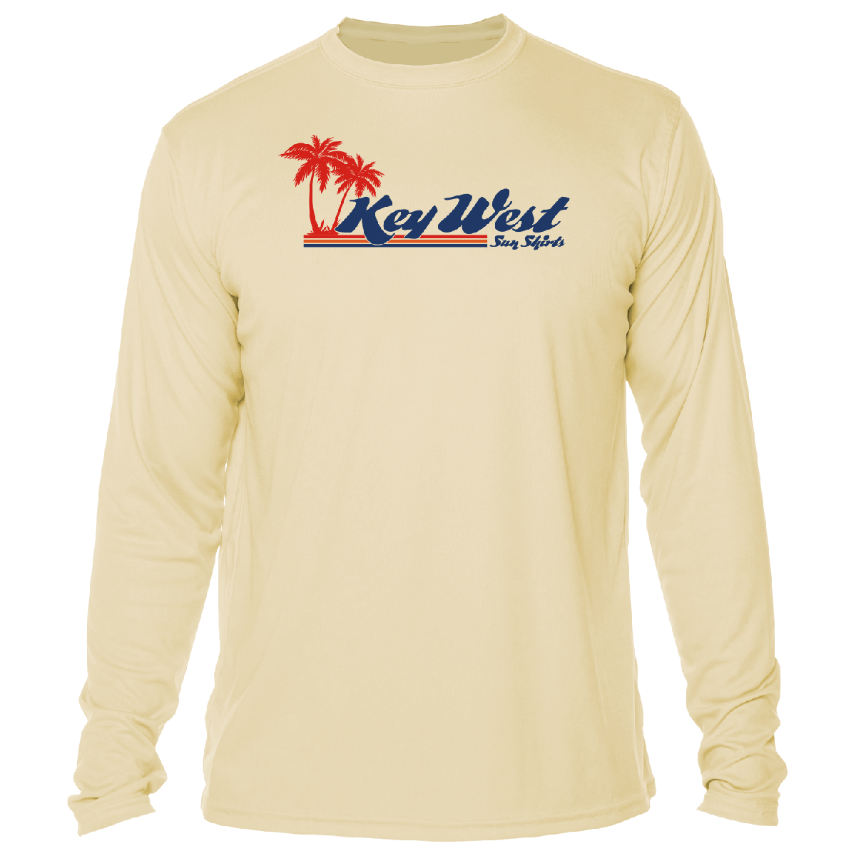 Key West Sun Shirts - Retro Logo - UPF 50+ Long Sleeve