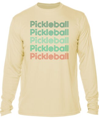 UPF 50+ Long Sleeve Pickleball Shirt for Sun Protection.