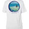 Sun Key Light T-Shirt with Sand Key Lighthouse design, UPF 50+ sun protection, perfect for beach day.