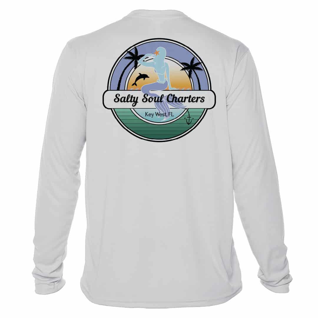 UPF 50+ Sun Protection Shirt for Salty Soul Charters, Key West, FL.