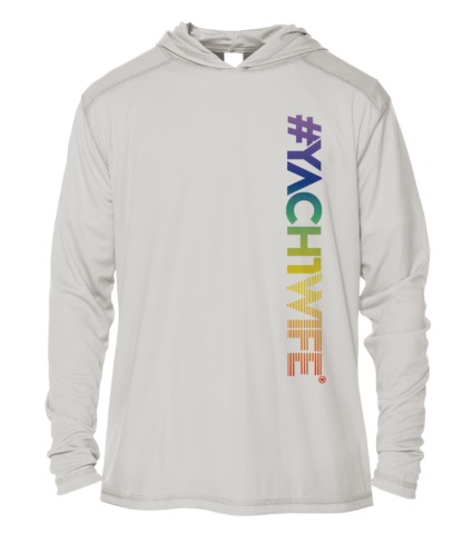 Yacht Wife yachtwife Euro Pride UPF 50 Hoodie