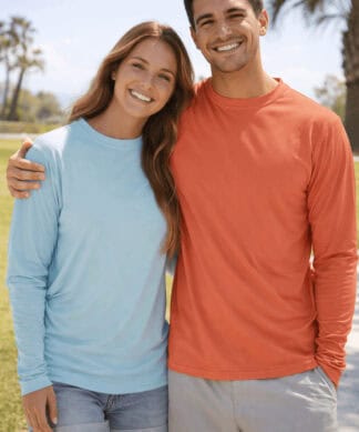 UPF 50+ long sleeve sun shirts for women and men, perfect for outdoor sun protection in Key West.