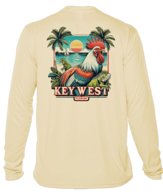 Keywest rooster sun shirt.