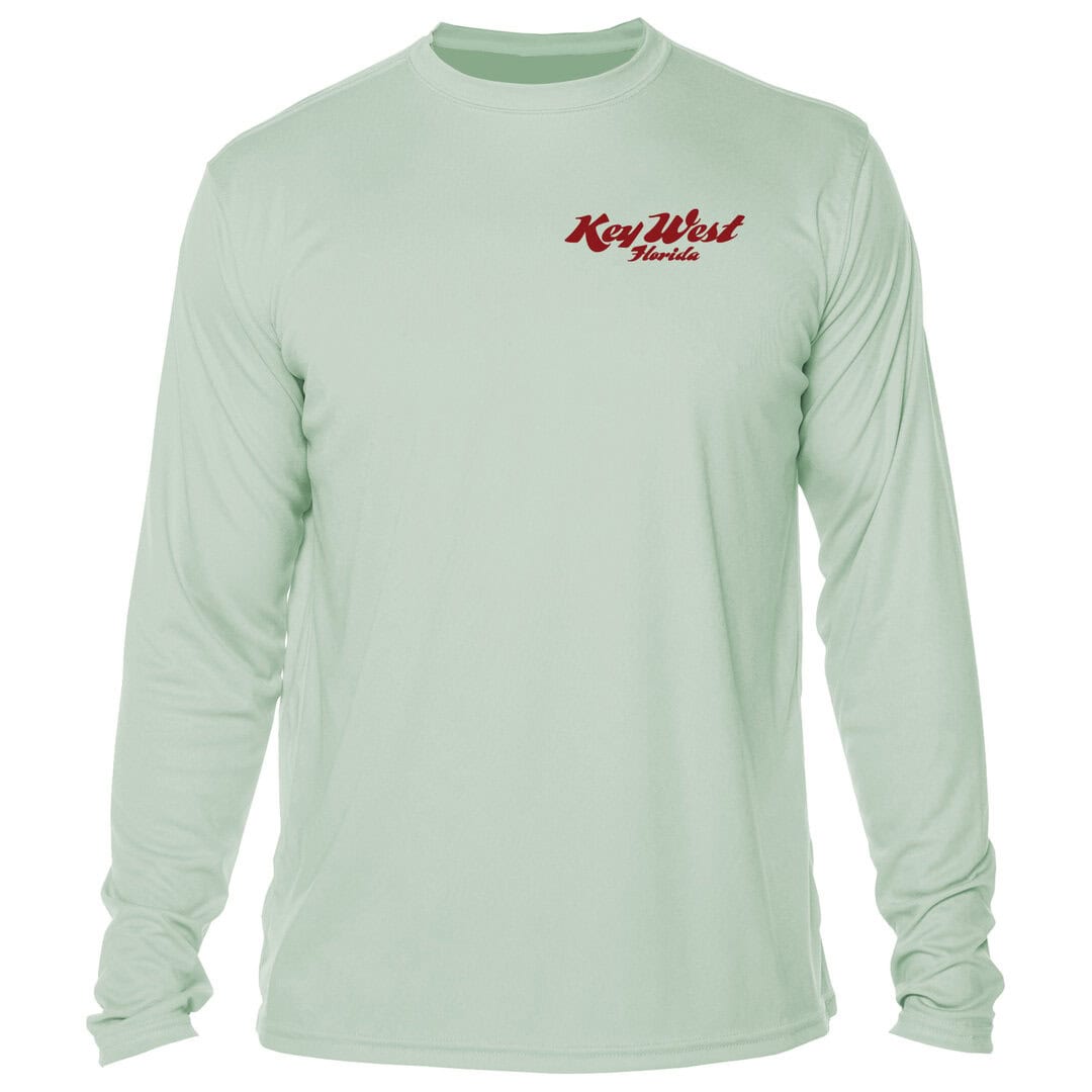 Light green long sleeve shirt with Key West Florida logo.