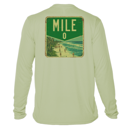 Mile long sleeve rash guard tee.