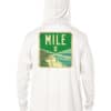 Mile Zero UPF 50+ hoodie with iconic Key West Mile Zero sign on back, perfect for sun protection and.
