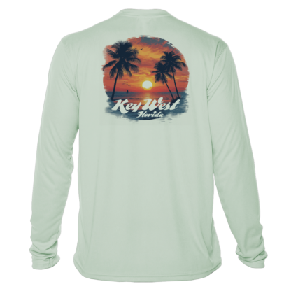 Key west sunset UPF long sleeve tee.