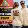Sun protection long sleeve shirt with Southernmost Point design in Key West, FL. Perfect for beach d.