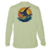 Men's marlin long sleeve UV shirt.