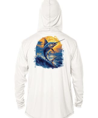 Swordfish UPF 50+ Hoodie for Sun Protection.