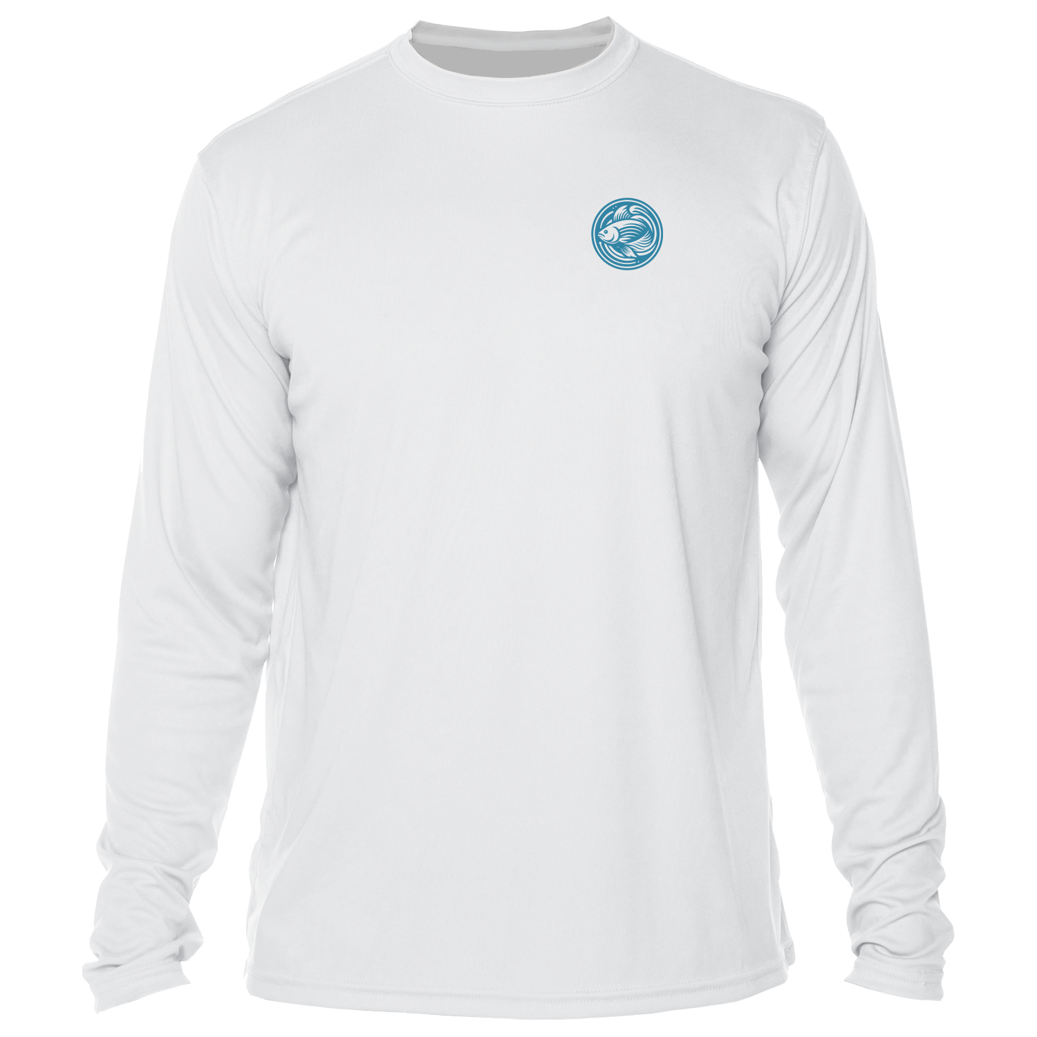 Fishing Shirt Outfitters - Angler's Collection: Tarpon - UPF 50+ Long Sleeve - Arctic Blue,Med