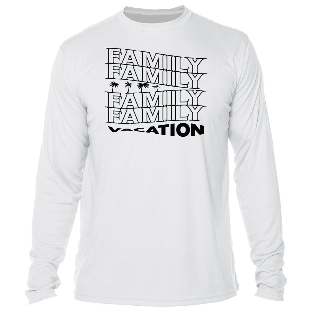 UPF 50+ long sleeve sun shirt for family vacations in Key West. Perfect for sun protection and comfo.