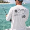 Map of Florida Keys with UPF 50+ sun protection, perfect for outdoor activities in Key West.
