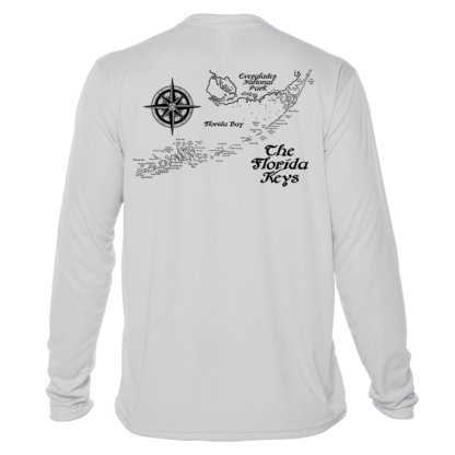 Key West Sun Shirts - Map of Florida Keys - UPF 50+ Long Sleeve - Image 7