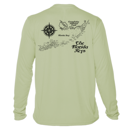 Key West Sun Shirts - Map of Florida Keys - UPF 50+ Long Sleeve - Image 11