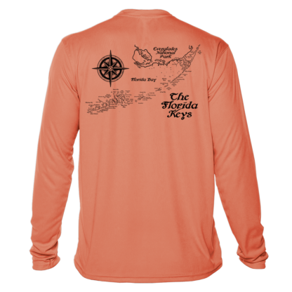 Key West Sun Shirts - Map of Florida Keys - UPF 50+ Long Sleeve - Image 13