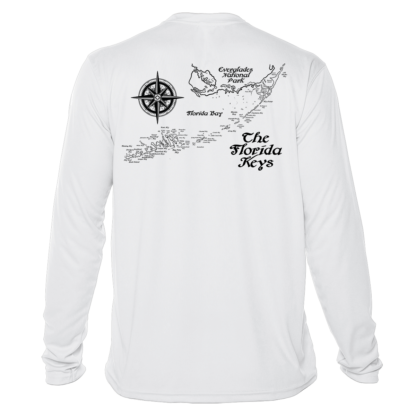 Key West Sun Shirts - Map of Florida Keys - UPF 50+ Long Sleeve - Image 3