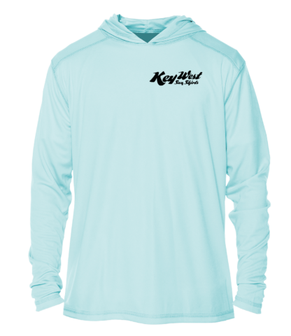 Key West Sun Shirts - Map of Florida Keys - UPF 50+ Hoodie - Image 2