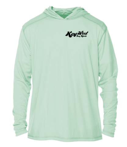 Key West Sun Shirts - Map of Florida Keys - UPF 50+ Hoodie - Image 6