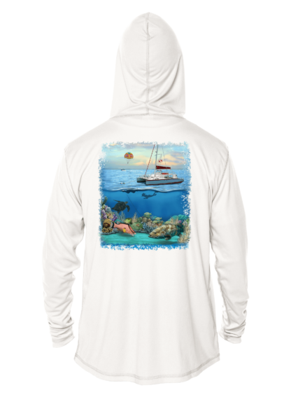 Key West Sun Shirts - Key West Snorkeling - UPF 50+ Hoodie