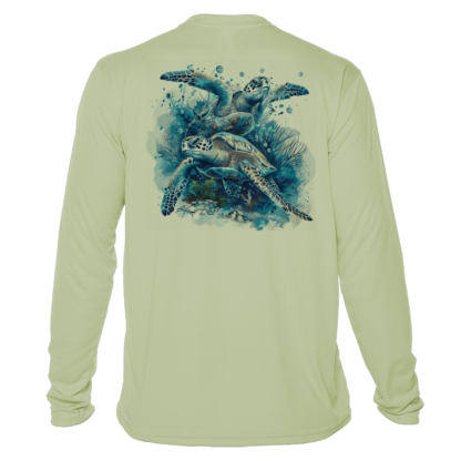Key West Sun Shirts - Sea Turtles - UPF 50+ Long Sleeve - Image 11