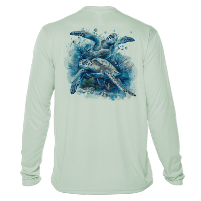 Key West Sun Shirts - Sea Turtles - UPF 50+ Long Sleeve