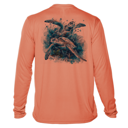 Key West Sun Shirts - Sea Turtles - UPF 50+ Long Sleeve - Image 13