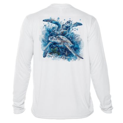 Key West Sun Shirts - Sea Turtles - UPF 50+ Long Sleeve - Image 5