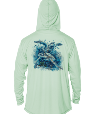 Key West Sun Shirts - Sea Turtles - UPF 50+ Hoodie