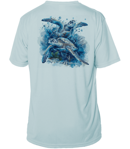 Key West Sun Shirts - Sea Turtles - UPF 50+ Short Sleeve