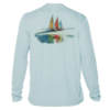 Sunswept Sailing Shirts - Beachside Sailboats - UPF 50+ Long Sleeve - Image 7