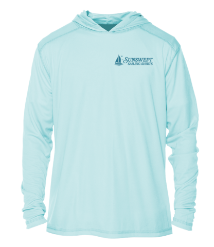 Sunswept Sailing Shirts - Beachside Sailboats - UPF 50+ Hoodie - Image 6