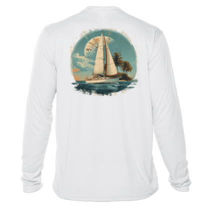 Sunswept Sailing Shirts - Island Sailing Adventure - UPF 50+ Long Sleeve