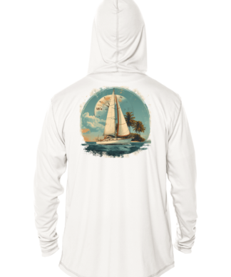 Sunswept Sailing Shirts - Island Sailing Adventure - UPF 50+ Hoodie