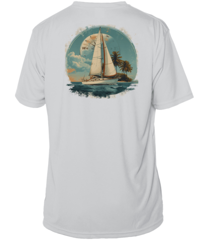 Sunswept Sailing Shirts - Island Sailing Adventure - UPF 50+ Short Sleeve - Image 3