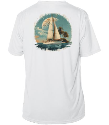 Sunswept Sailing Shirts - Island Sailing Adventure - UPF 50+ Short Sleeve