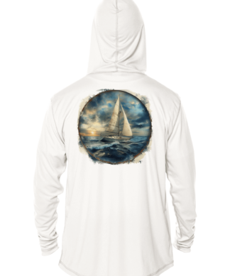 Sunswept Sailing Shirts - Sailing the Storm - UPF 50+ Hoodie