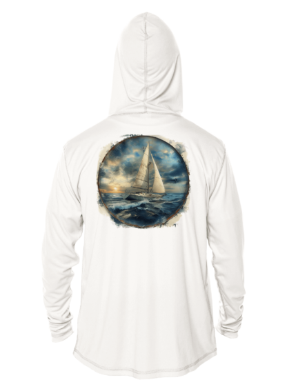 Sunswept Sailing Shirts - Sailing the Storm - UPF 50+ Hoodie