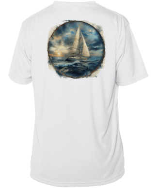Sunswept Sailing Shirts - Sailing the Storm - UPF 50+ Short Sleeve