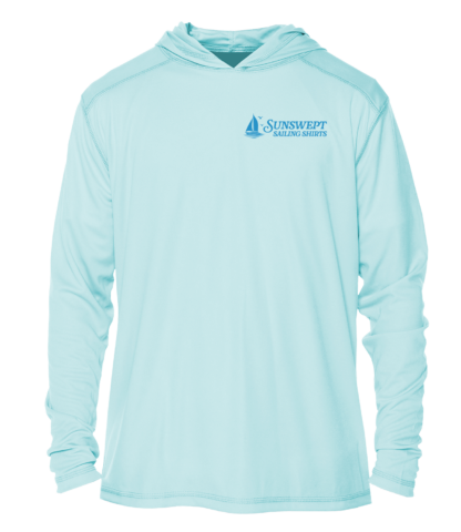 Sunswept Sailing Shirts - Tropical Sailboat Sunset -  UPF 50+ Hoodie - Image 6