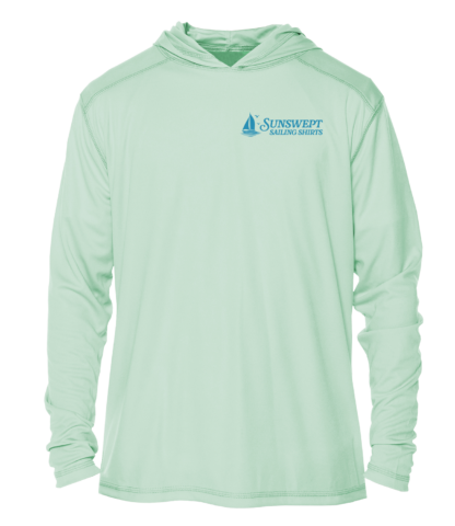 Sunswept Sailing Shirts - Tropical Sailboat Sunset -  UPF 50+ Hoodie - Image 8