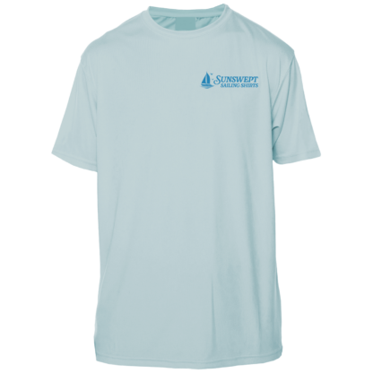 Sunswept Sailing Shirts - Tropical Sailboat Sunset -  UPF 50+ Short Sleeve - Image 6