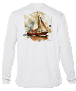 Vintage Sailboat Voyage UPF 50+ Long Sleeve.