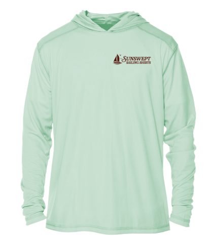 Sunswept Sailing Shirts - Vintage Sailboat Voyage -  UPF 50+ Hoodie - Image 8